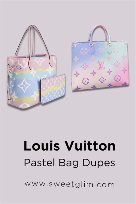 louis vuitton pastel bag dupe|Louis Vuitton monogram vernis.